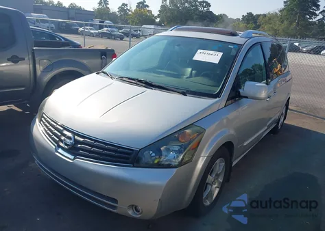 2007 Nissan Quest 3.5 Se z USA, uszkodzony, nr VIN 5N1BV28U17N137843